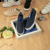 Keds 懶人鞋 藍色 厚底 基本款 增高 鬆緊帶 不用綁鞋帶 帆布 3公分 TRIPLE DECKER WF55243