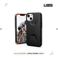 【UAG】iPhone 13 耐衝擊簡約保護殼-黑(UAG)