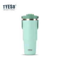 TYESO NEW CAP แก้วน้ำหูหิ้ว สแตนเลส 304 ขนาด 600-1200ml ฝาคลิกเปิดง่าย ถอดล้างได้ มีให้เลือก 9 สี โฉ