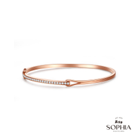 SOPHIA 蘇菲亞珠寶 - 艾蘿拉  18K玫瑰金 鑽石手環