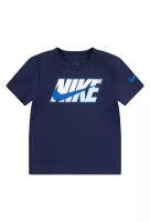 Nike Nike Metallic Block Short Sleeve Tee Navy (Toddler)
