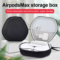 Waterproof Storage Bag Travel Carry Protective Case for AirPods Max Potective Convenient Carrying Hard Organizer Cover Bag