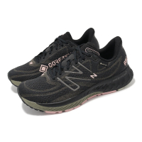 NEW BALANCE 慢跑鞋 Fresh Foam X 880 V13 GTX D 女鞋 寬楦 黑 綠 防水 運動鞋(W880GP13-D)