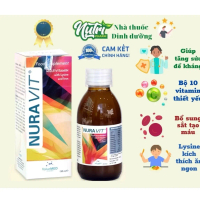 Nuravit Thực Phẩm Bổ Sung Sức Khỏe Hộp 150ml Hỗ Trợ Trẻ Biếng Ăn Với 10 Vitamin Iron Và Lysine Của S