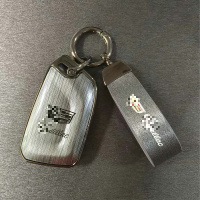 鋅合金車鑰匙殼凱迪拉克汽車鑰匙商務風高檔金屬款鑰匙套