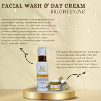 [Best Seller] Facial Wash (Moist With Niacinamide Facial Wash) & Day Cream Soft Lightening Daily Cre