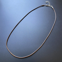 飾品diy制作飾品材料包手工串珠配件韓國蠟繩項鏈蛇紋繩吊墜