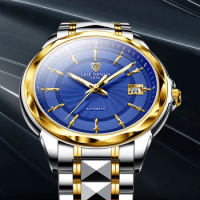 2020 LIGE Top Brand Wrist Watches Mens Automatic Self-Wind Tungsten Steel Waterproof Business Mechanical Watch Relogio Masculino
