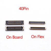 2-10Pcs 40Pin LCD Display Screen FPC Connector On MotherBoard For Xiaomi 10T/10T Pro/Redmi 9/Note 9 Pro 5G /Poco X3/X3 NFC/X3Pro