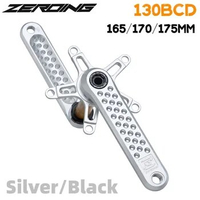 ZEROING Road Bike Crankset Chainring 110BCD Spider 5 Claw 165/170/175MM Folding Bicycle Hollow Crank 11/12 Speed For Shimano