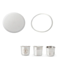 Capsulone O-ring and filter fit for stainless steel capsule comaptible illy coffee cafe machine