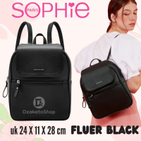 Tas Ransel Wanita Terbaru 2024  Hitam Sophie Martin Paris | Tas Punggung Sekolah Kuliah Kerja Les Pr