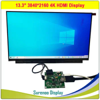 13.3" Inch 3840X2160 4K HDMI-Compatible TFT IPS LCD Module Monitor Screen Display Panel LG LP133UD1-SPA1 for Windows