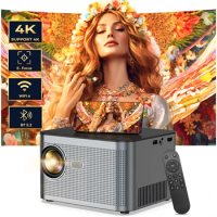 iLEPO HY350 Projector Android 11.0 Support 4k Native 1080p With Wifi and BT5.2 Outdoor Projector Upgrated HY300 HY320