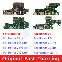 Aiinant Bottom Charging USB Date Dock Microphone Charger Flex Cable For Huawei Honor 10 20 View Note 10 V10 10x Lite Phone Part
