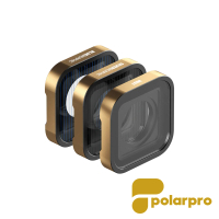 【polarpro】HERO 10/11/12/13 Black FX 3-Pack電影特效濾鏡套組_公司貨(Hero13特效濾鏡 GoPro特效濾鏡)