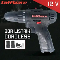 Taffware Bor Listriik Cordless Lithium Battery Recharheable 12V - 88F