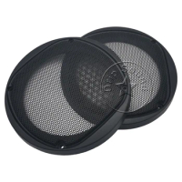 For 5" Inch Speaker Grill Cover Hige-grade Car Home Audio Conversion Net Decorative Circle Metal Mesh Protection 158mm