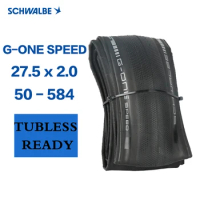SCHWALBE G-ONE SPEED Bicycle Tire 50-584 27.5X2.0 Raceguard Anti-puncture Folding Tire MTB Gravel Bike Tubeless Ready Tyre