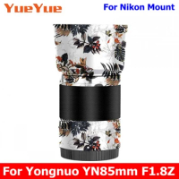 For Yongnuo YN85mm F1.8Z DF DSM Decal Skin Vinyl Wrap Film Camera Lens Body Protective Sticker Coat YN85 F1.8 F/1.8 85 1.8 Z