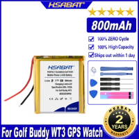 HSABAT AEE622530P6H 800mAh Battery for Golf Buddy WT3 GPS Watch Batteries