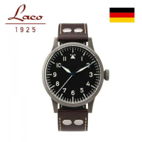【Laco 朗坤】傳家寶系列Westerland  861750  45mm｜德國錶 機械錶  男/女錶  飛行錶