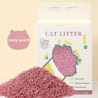 6L/2kg Tofu Cat Litter Food Grade Plant Tofu Residue Mixed Cat Litter