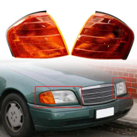 Corner Light Bezel Anti-corrosion Modified Part ABS Left/Right Parking Lamp Housing Mercedes-Benz C-class W202 94-00