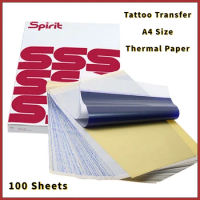 50pcs Transparent Tattoo Transfer Paper Tattoo Stencil Clear Pattern  Thermal Tattoo Transfer Film Paper