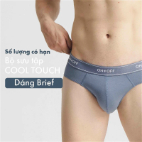 Quần lót Nam brief cool touch ONOFF 18UQ25A414 sợ tự nhiên cotton modal thoáng mát mềm mịn