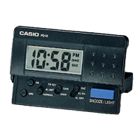 CASIO 摺疊電子音鬧鐘(PQ-10-1)