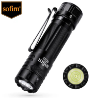 Sofirn SC32 SST40 LED Flashlight 2000lm 18650 EDC Torch USB C Portable Rechargeable IPX8 Light With Electronic Tail Switch