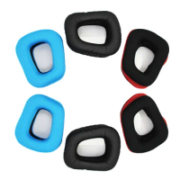 Headphone Earpads Covers for Logitech G35 G930 G430 F450 Headphone Cushion Pad Replacement Ear Pads for Logitech G35 G930 G430