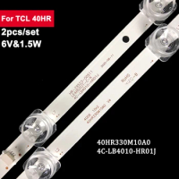 2Pcs/set 40HR 744mm LED Backlight Strip for TCL 10LED 40HR330M10A0 4C-LB4010-HR01J 40S6500FS 40S6500 40S325 40D6 40FE5606 40L2F