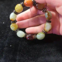100% Natural jade bracelet jade beads bracelet handcarved jade bangle bracelet jadite jade jewelry gemstone bracelet for women