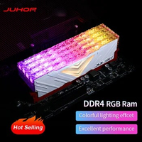 JUHOR RGB DDR4 8GB 16GB 3200MHz 3600MHz DDR4 UDIMM Desktop SANSUNG CHIP Memory Module ram