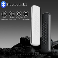 Pocket Bluetooth 5.1 Speaker Bone Conduction Wireless Stereo Soundbar Under Pillow Music Box Built-in White Noise Improve Sleep