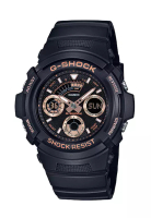 CASIO Casio G-SHOCK Jam Tangan Pria - Black Rosegold - Resin - AW-591GBX-1A4