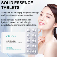10 tablet serum muka kering beku, hela esen beku pada 196ยฐC untuk kulit berseri dan lembap, K1T3