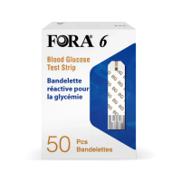 FORA 6 血糖試紙 50 張 x 1盒 (需配合FORA6六合一藍牙血糖機使用)(新舊包裝隨機發放) | 血糖試紙 | 試紙 |福爾試紙   