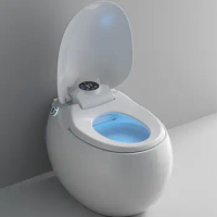 New Sanitary Ware Bath Set One Piece Smart Egg Shape Auto Intelligent Woman Bidet Automatic Toilet