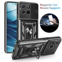 Ốp Lưng Áo Giáp, Dành Cho Honor X5b Plus 4G, Giá Chân Đế Vòng Giữ Từ Tính, Vỏ Điện Thoại, Dành Cho H
