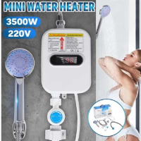 Electric Constant Temperature Water Heater Faucet Instant Heating Tap Water Heater LED Display For Bathroom