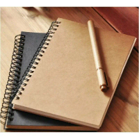 Buku Sketsa Sketchbook A5 Polos Craft Vintage Sektch book murah Brown Paper Sketbook Black Kertas Pu