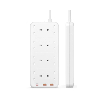 QC3.0 充電拖板推薦｜2米｜PD20W｜快充拖板｜USB拖板｜直立拖板｜多位排插｜多孔拖板｜家用拖板｜插線板｜延長線拖板｜安全拖板｜辦公拖板｜USB快充排插｜多孔位拖板【香港行貨】 #NPPS00