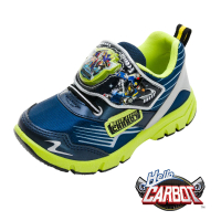 【HELLO CARBOT】正版童鞋 衝鋒戰士 電燈運動鞋/透氣 防臭 緩震 台灣製 藍(HCKX39176)