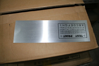佳能凱普麗標銘牌機 C-330P 專用光銀拉絲貼紙 50米50MM 仿鋁