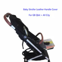 Baby Leather Handle Covers SuItable For GB Qbit + All City Stroller Pram Bar Sleeve Case Armrest Cover Stroller Accessories