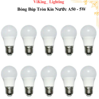 ( COMBO 10 ) Bóng Đèn Led 5W Tiết Kiệm Điện, Bóng Búp Kín Nước 3W 5W 7W 9W Trang Trí Decor Chiếu Sán