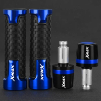2021 2022 2023 FOR YAMAHA X MAX XMAX 125 200 250 300 400 XMAX300 2017-2020 7/8'' 22MM Handle Bar Cap End Plugs Handlebar Grips